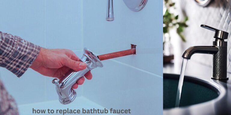 how to replace bathtub faucet